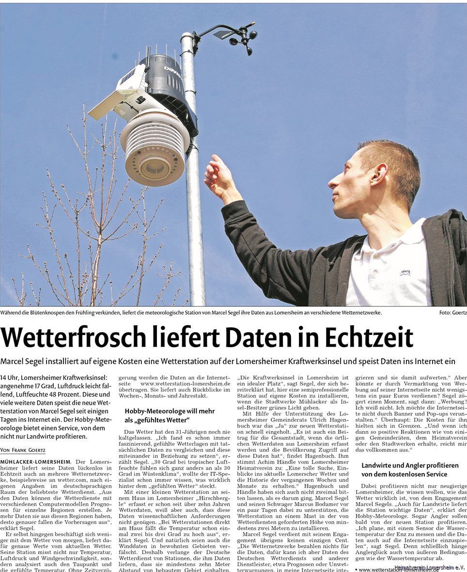 Mühlacker Tagblatt 10.04.2015